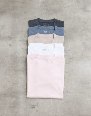 T-shirt col rond blanc