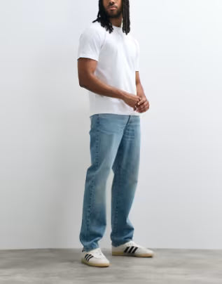 T-shirt col rond blanc
